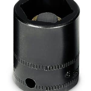 MGMM13 — 1/4" Drive 6-Point Metric 13 mm Flank Drive® Shallow Magnetic Power Socket