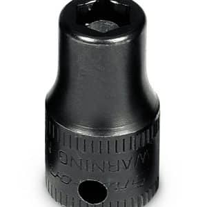 MGMM5.5 — 1/4" Drive 6-Point Metric 5.5 mm Flank Drive® Shallow Magnetic Power Socket