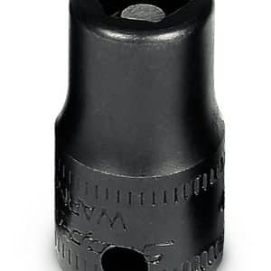 MGMM6 — 1/4" Drive 6-Point Metric 6 mm Flank Drive® Shallow Magnetic Power Socket