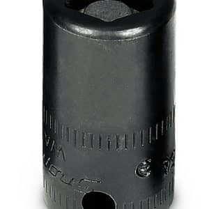 MGMM8 — 1/4" Drive 6-Point Metric 8 mm Flank Drive® Shallow Magnetic Power Socket
