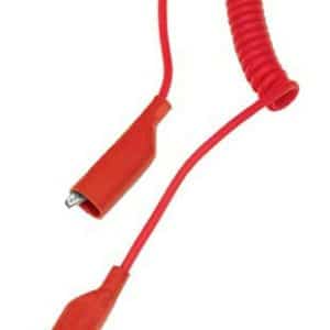 MTTL310-2 — 4' Red Coiled Jump Lead (Red)