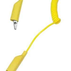 MTTL310-4 — 4' Coiled Jump Lead (Yellow)