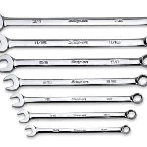 OEXL707B — 7 pc 12-Point SAE Flank Drive® Long Combination Wrench Set (3/8–3/4")