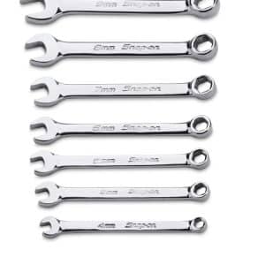OXIM707SBK — 7 pc 6-Point Metric Flank Drive® Midget Combination Wrench Set (4–9 mm)