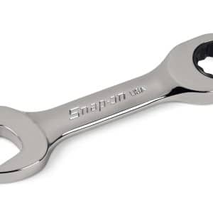OXKRM15 — 15 mm 12-Point Metric Flank Drive® 0° Offset Short Ratcheting Combination Wrench
