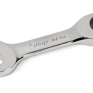 OXKRM16 — 16 mm 12-Point Metric Flank Drive® 0° Offset Short Ratcheting Combination Wrench