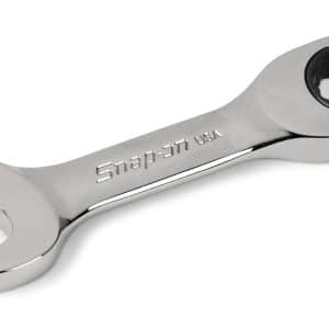 OXKRM17 — 17 mm 12-Point Metric Flank Drive® 0° Offset Short Ratcheting Combination Wrench