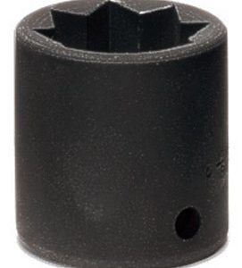 P416 — 1/2" Drive 8-Point SAE 1/2" Shallow Double Square Power Socket