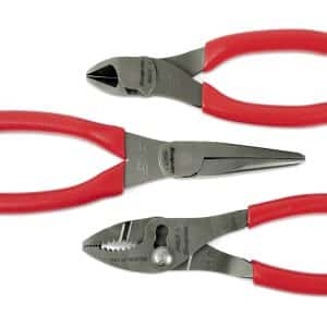 PL306ACF — 3 pc Pliers Set (Red)