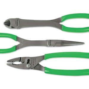 PL330ACFG — 3 pc Heavy-Duty Pliers Set (Green)