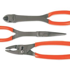PL330ACFO — 3 pc Heavy-Duty Pliers Set (Orange)
