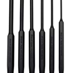 PPCM60BK — 6 pc Metric Pin Punch Set
