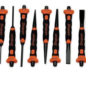 PPCSG710O — 10 pc Soft Grip Punch and Chisel Set (Orange)