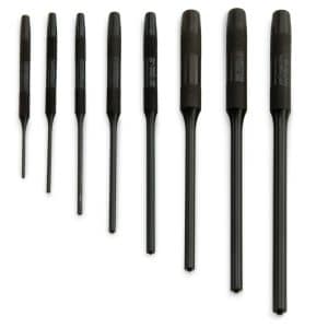 PPR708BK — 8 pc Roll Pin Punch Set