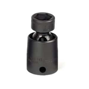 RIPFM13C — 3/8" Drive 6-Point Metric 13 mm Low-Profile Swivel Impact Socket (Black Oxide)
