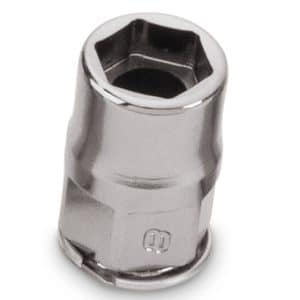 RTSM8 — 1/4" Drive 6-Point Metric 8 mm Flank Drive® Low-Profile Socket