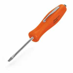 SDD224O — Flat Tip Pocket Screwdriver with Magnet (Orange)