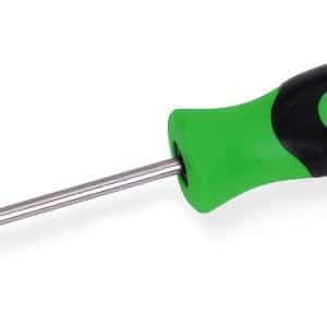 SGD304BG — Flat Tip Instinct® Soft Grip Mini-Tip Screwdriver (Green)