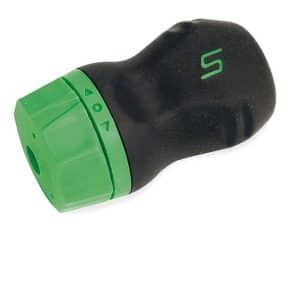 SGDMRC1AG — Soft Grip Stubby Ratcheting Screwdriver Handle (Green)