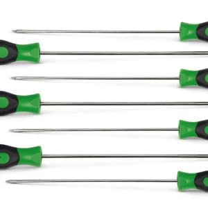 SGDTXL70BG — 7 pc TORX® Instinct® Soft Grip Long Screwdriver Set (Green)