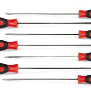 SGDTXL70BR — 7 pc TORX® Instinct® Soft Grip Long Screwdriver Set (Red)