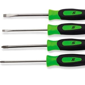 SGDX40BG — 4 pc Instinct® Soft Grip Mini-Tip Combination Screwdriver Set (Green)