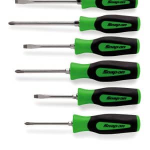 SGDX60BG — 6 pc Combination Instinct® Soft Grip Screwdriver Set (Green)