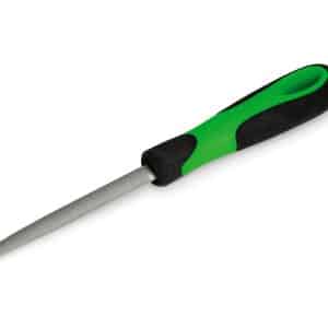 SGF4HRG — 4" Soft Grip Handle Bastard Cut Half Round Miniature File (Green)