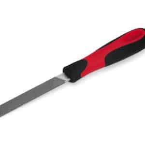 SGF4MA — 4" Soft Grip Handle Bastard Cut Mill Miniature File (Red)