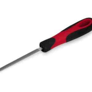SGF4SQ — 4" Soft Grip Handle Bastard Cut Square Miniature File (Red)
