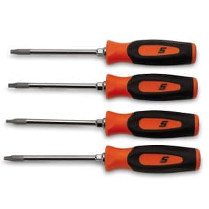 SGTX40BO — 4 pc TORX® Instinct® Soft Grip Mini-Tip Screwdriver Set (T8, T10, T15 and T20) (Orange)