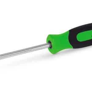 SHD306G — Flat Tip Instinct® Hard Grip Mini-Tip Screwdriver (Green)