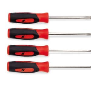 SHDX40R — 4 pc Instinct® Combination Hard Grip Mini-Tip Screwdriver Set (Red)