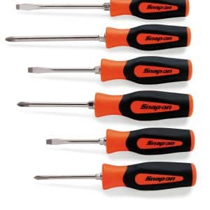 SHDX60O — 6 pc Instinct® Combination Hard Grip Standard Screwdriver Set (Orange)