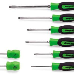 SHDX80G — 8 pc Instinct® Hard Grip Combination Screwdriver Set (Green)