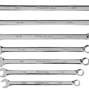 SOEXL707B — 7 pc 12-Point SAE Flank Drive® Plus Long Combination Wrench Set (3/8–3/4")
