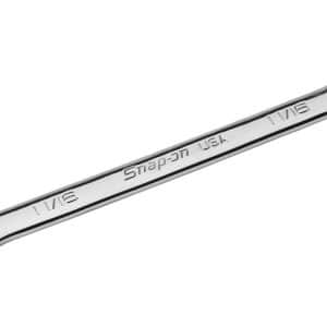 SOSR22 — 11/16" SAE, #22 Spline, Flank Drive® 0° Offset Non-Reversible Ratcheting Combination Wrench