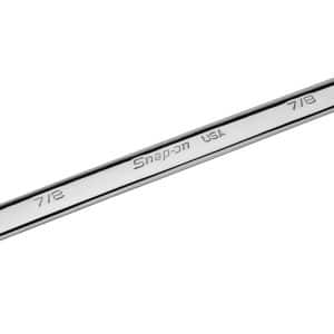 SOSR28 — 7/8" SAE, #28 Spline, Flank Drive® 0° Offset Non-Reversible Ratcheting Combination Wrench