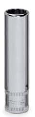 STMMD9 — 1/4" Drive 12-Point Metric 9 mm Flank Drive® Deep Socket