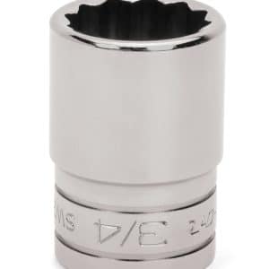 SW381 — 1/2" Drive 12-Point SAE 1-3/16" Flank Drive® Shallow Socket