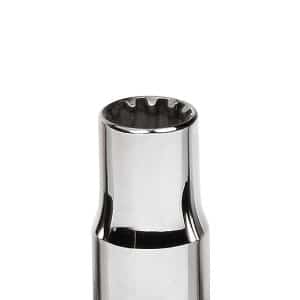 TES8B — 1/4" Drive SAE #8, 1/4" Hex, Shallow Spline Socket