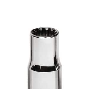 TES9B — 1/4" Drive SAE #9, 9/32" Hex, Shallow Spline Socket