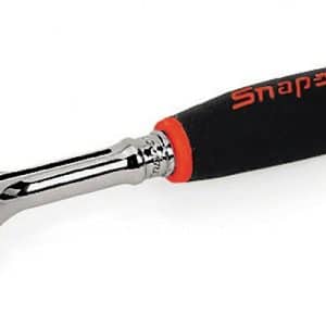 THNF72 — 1/4" Drive Soft Grip Round Swivel Head Ratchet (Red)