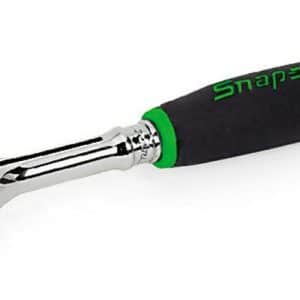 THNF72G — 1/4" Drive Soft Grip Round Swivel Head Ratchet (Green)