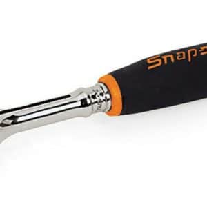 THNF72O — 1/4" Drive Soft Grip Round Swivel Head Ratchet (Orange)