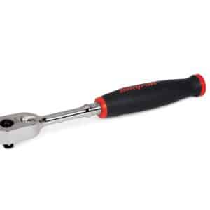 THR72 — 1/4" Drive Dual 80® Technology Soft Grip Standard Handle Quick-Release Ratchet (Red)