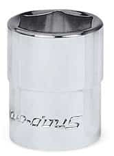 TM16 — 1/4" Drive 6-Point SAE 1/2" Flank Drive® Shallow Socket