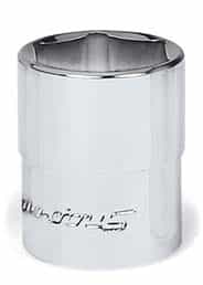 TM18 — 1/4" Drive 6-Point SAE 9/16" Flank Drive® Shallow Socket