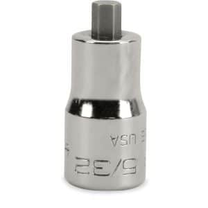 TMAXS5E — 1/4" Drive SAE 5/32" Stubby Hex Socket Driver