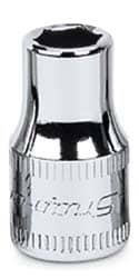 TMM6 — 1/4" Drive 6-Point Metric 6 mm Flank Drive® Shallow Socket